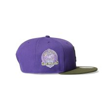 画像4: NEW ERA / Los Angeles Dodgers - 9FIFTY CO 60TH ANV PURPLE/OLIVE (4)