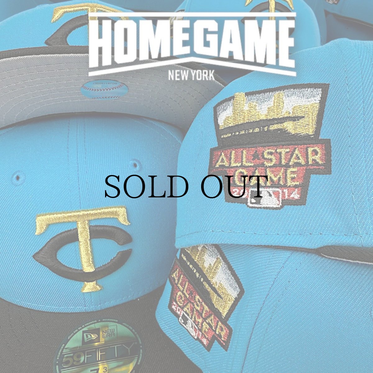 画像2: NEW ERA / Minnesota Twins - 59FIFTY 2014 All Star Game Blue Fanatic/Black (2)