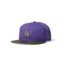 画像3: NEW ERA / Los Angeles Dodgers - 9FIFTY CO 60TH ANV PURPLE/OLIVE (3)