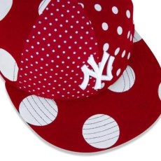 画像5: NEW ERA / New York Yankees - 9FIFTY POLKA DOT RED (5)