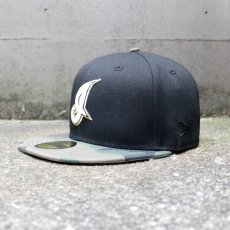 画像3: NEW ERA / Cleveland Indians Champioms95 59FIFTY BLACK/CAMO (3)
