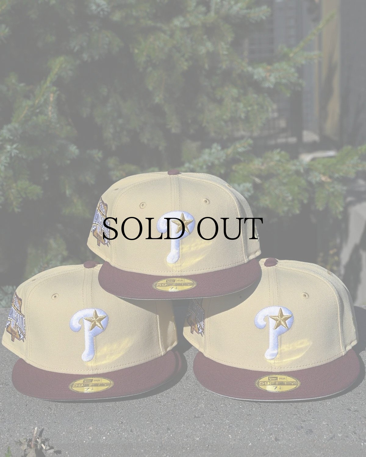 画像3: NEW ERA / 59FIFTY Philadelphia Phillies 1996 All Star Game Vegas Gold/Maroon (3)