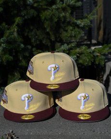 画像3: NEW ERA / 59FIFTY Philadelphia Phillies 1996 All Star Game Vegas Gold/Maroon (3)