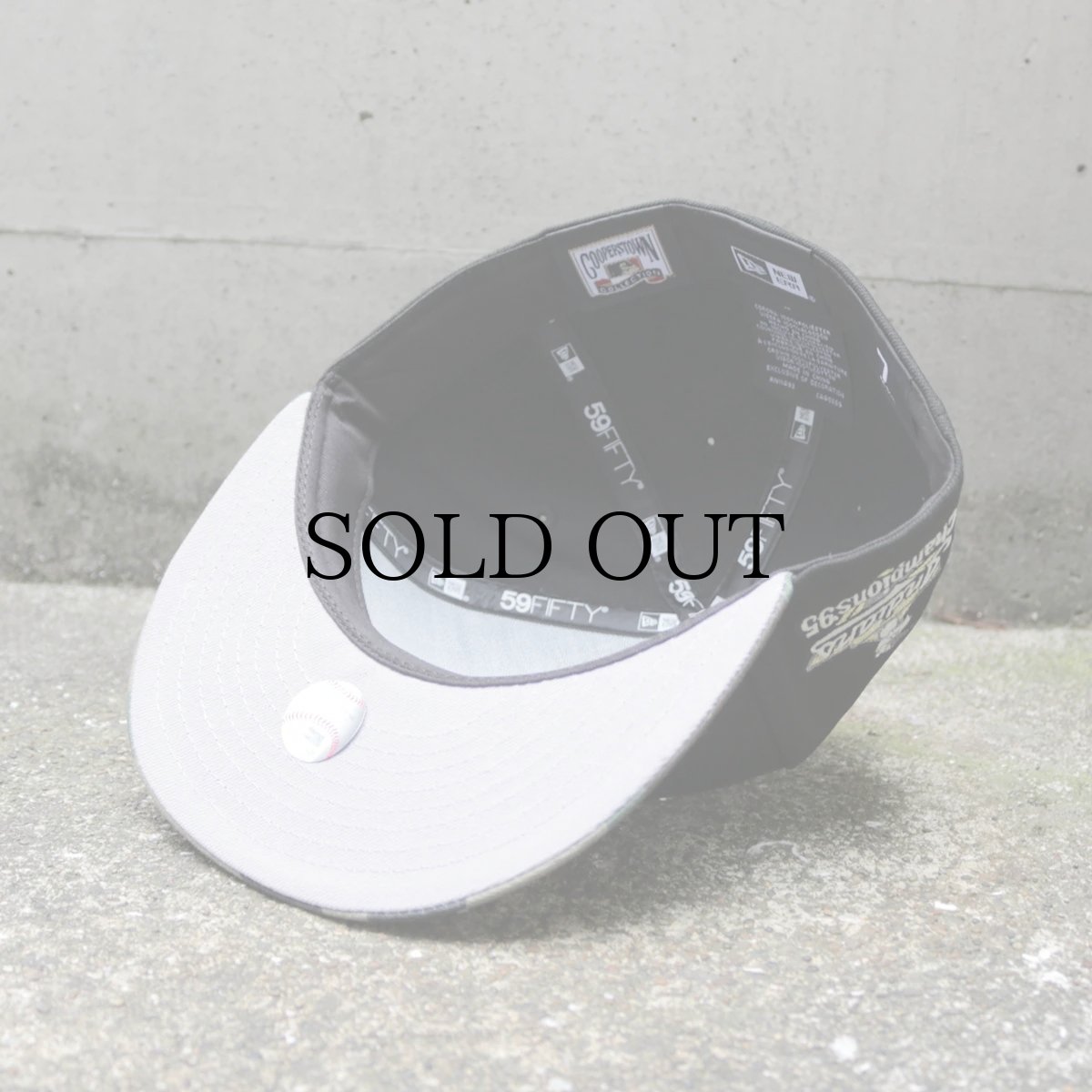 画像5: NEW ERA / Cleveland Indians Champioms95 59FIFTY BLACK/CAMO (5)