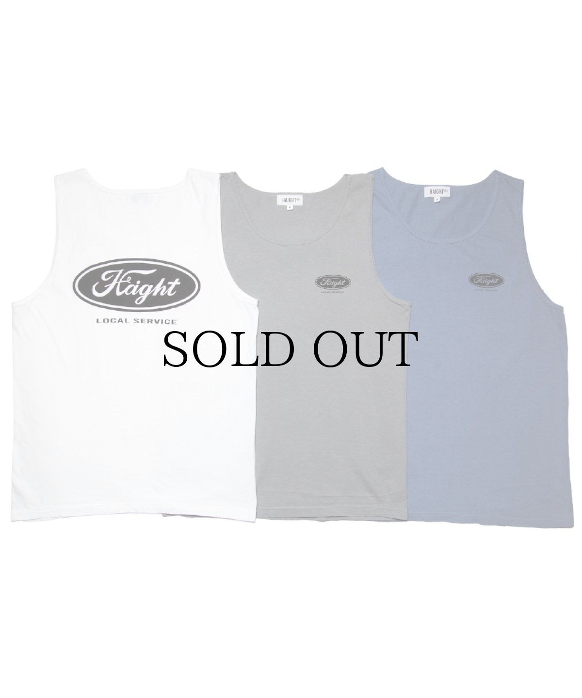画像1: HAIGHT / GARMENT DYED TANK (1)
