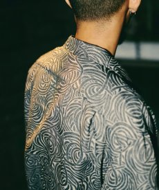 画像9: CALEE(キャリー) / SPIRAL JACQUARD CHAMBRAY S/S SH (9)