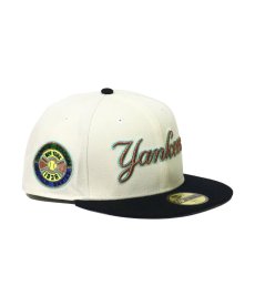 画像1: NEW ERA / New York Yankees - 59FIFTY STADIUM 1936 WORLD SERIES CREAM/BLK/BR (1)