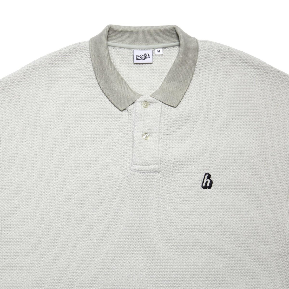 画像12: HAIGHT / WAFFLE POLO SHIRT (12)