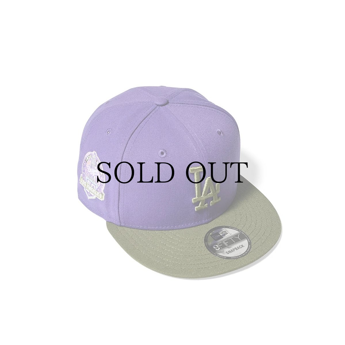 画像6: NEW ERA / Los Angeles Dodgers - 9FIFTY CO 60TH ANV PURPLE/OLIVE (6)