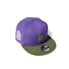 画像6: NEW ERA / Los Angeles Dodgers - 9FIFTY CO 60TH ANV PURPLE/OLIVE (6)