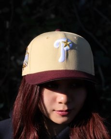 画像5: NEW ERA / 59FIFTY Philadelphia Phillies 1996 All Star Game Vegas Gold/Maroon (5)