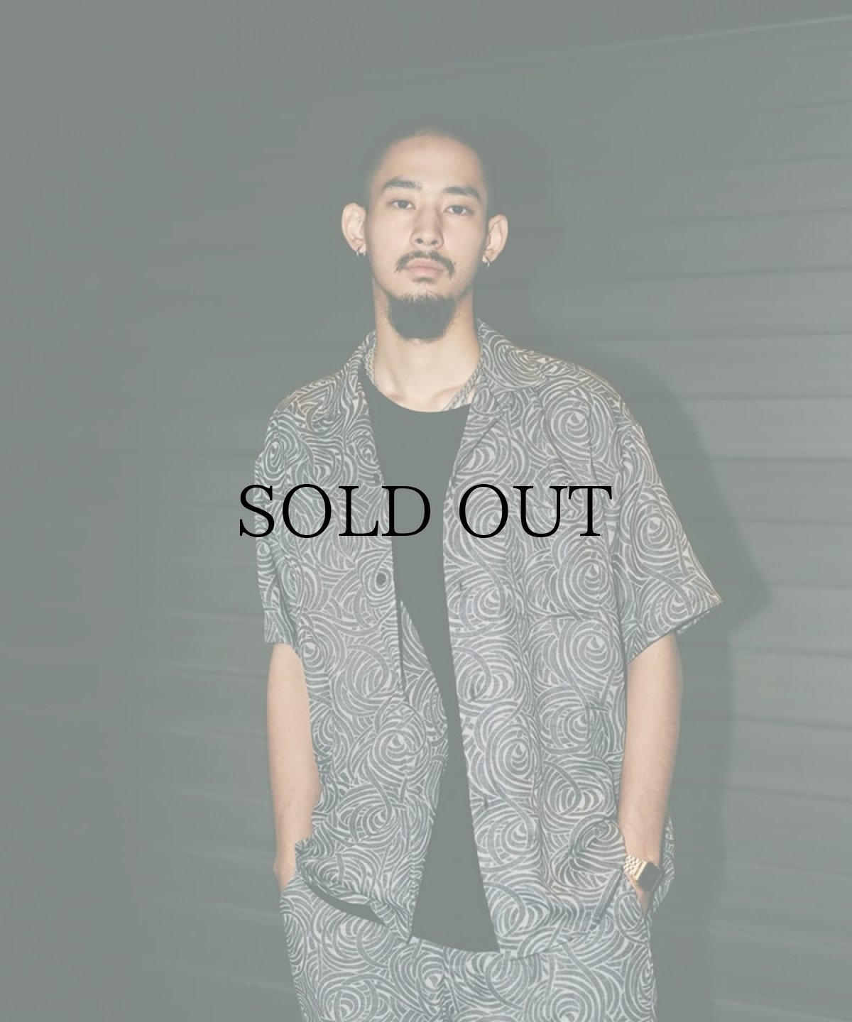 画像8: CALEE(キャリー) / SPIRAL JACQUARD CHAMBRAY S/S SH (8)