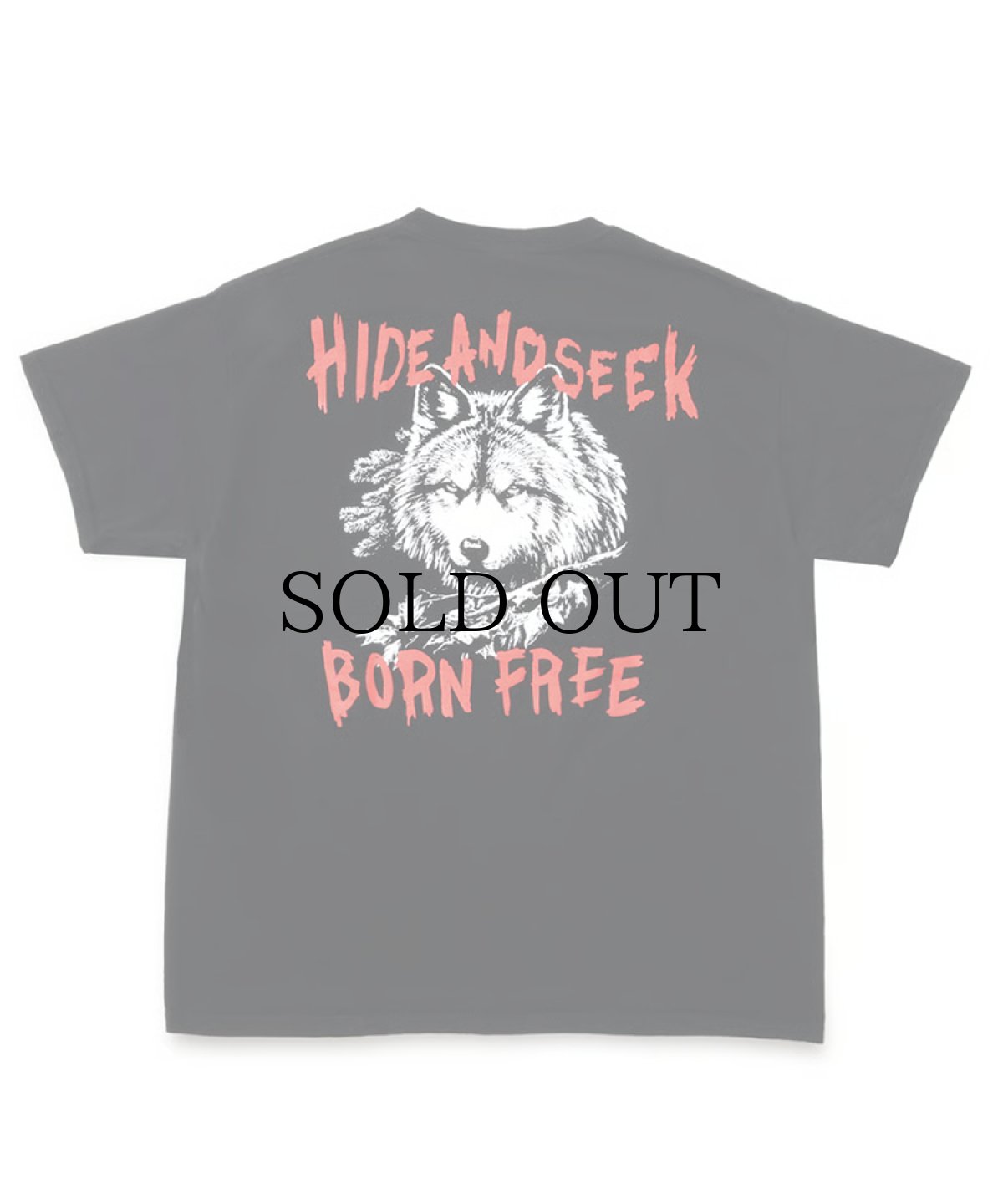 画像1: HIDEANDSEEK(ハイドアンドシーク) / Wolf S/S Tee(Back) (1)