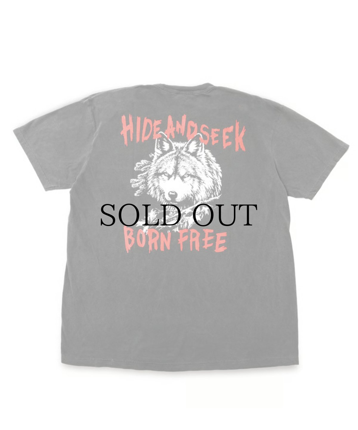 画像3: HIDEANDSEEK(ハイドアンドシーク) / Wolf S/S Tee(Back) (3)