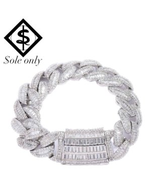 ole only(ソールオンリー)ブレスレット Cuban chain bracelet 14mm
