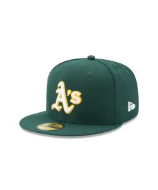 画像1: NEW ERA / 59FIFTY MLBオンフィールド オークランド・アスレチックス ロード (1)