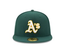 画像2: NEW ERA / 59FIFTY MLBオンフィールド オークランド・アスレチックス ロード (2)