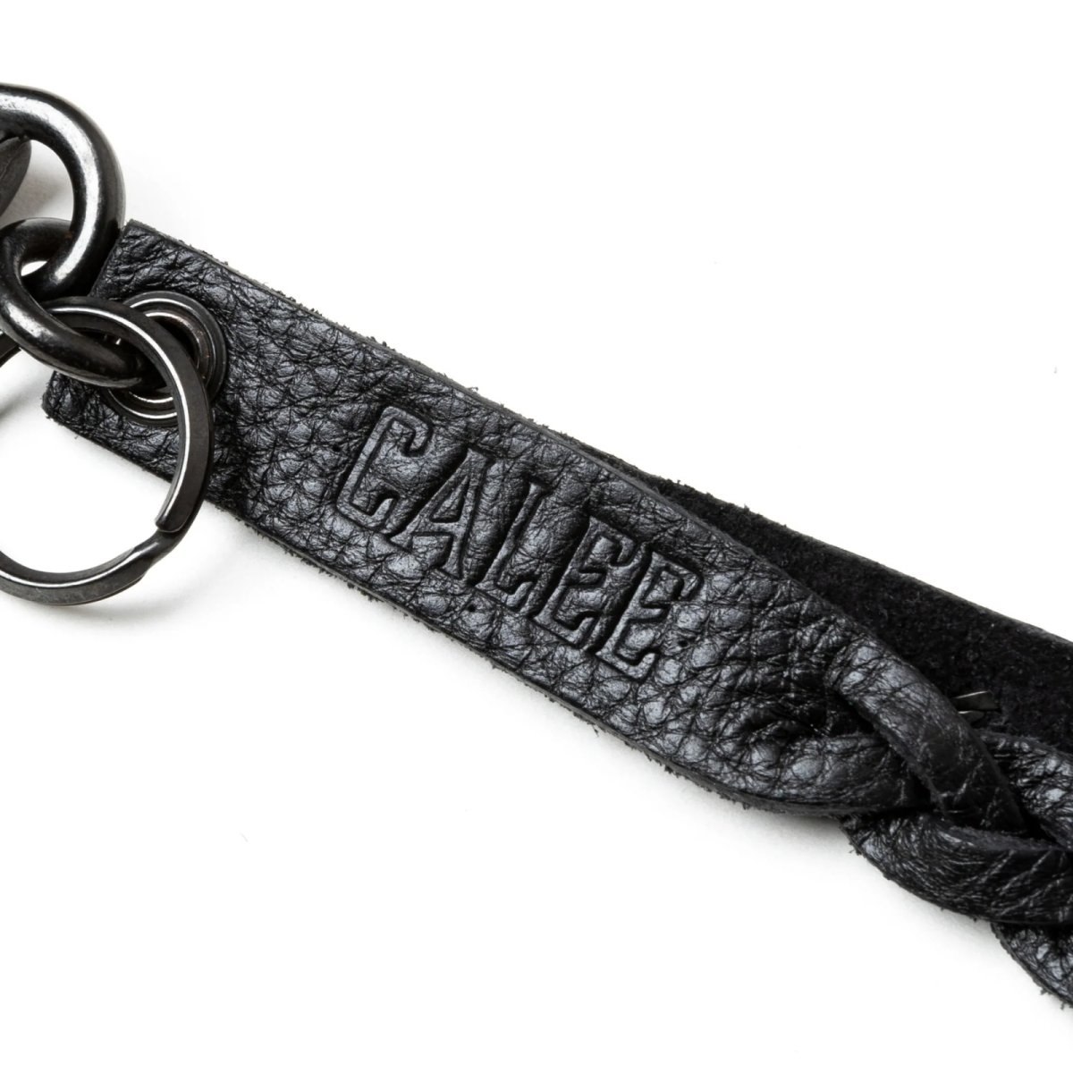 画像8: CALEE(キャリー) / STUDS & KNITTING LEATHER LONG KEY RING ＜TYPE B＞ (8)