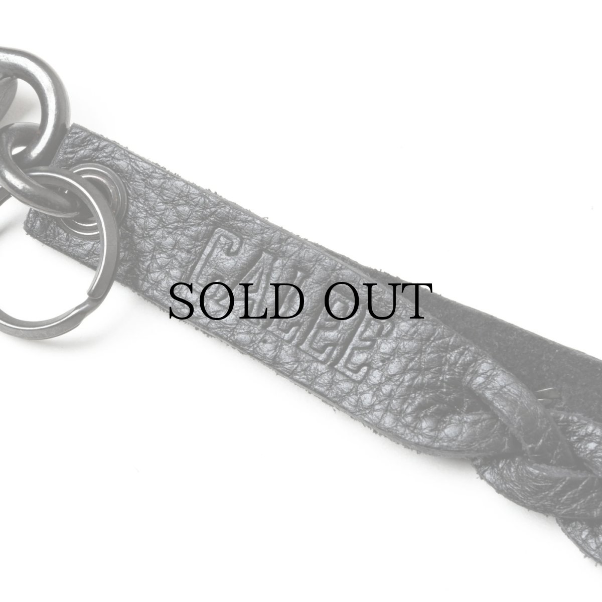 画像8: CALEE(キャリー) / STUDS & KNITTING LEATHER LONG KEY RING ＜TYPE B＞ (8)