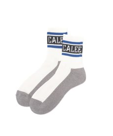 画像2: CALEE(キャリー) / JACQUARD PILE LINE SOCKS (2)