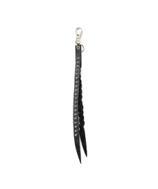 画像1: CALEE(キャリー) / STUDS & KNITTING LEATHER LONG KEY RING ＜TYPE B＞ (1)