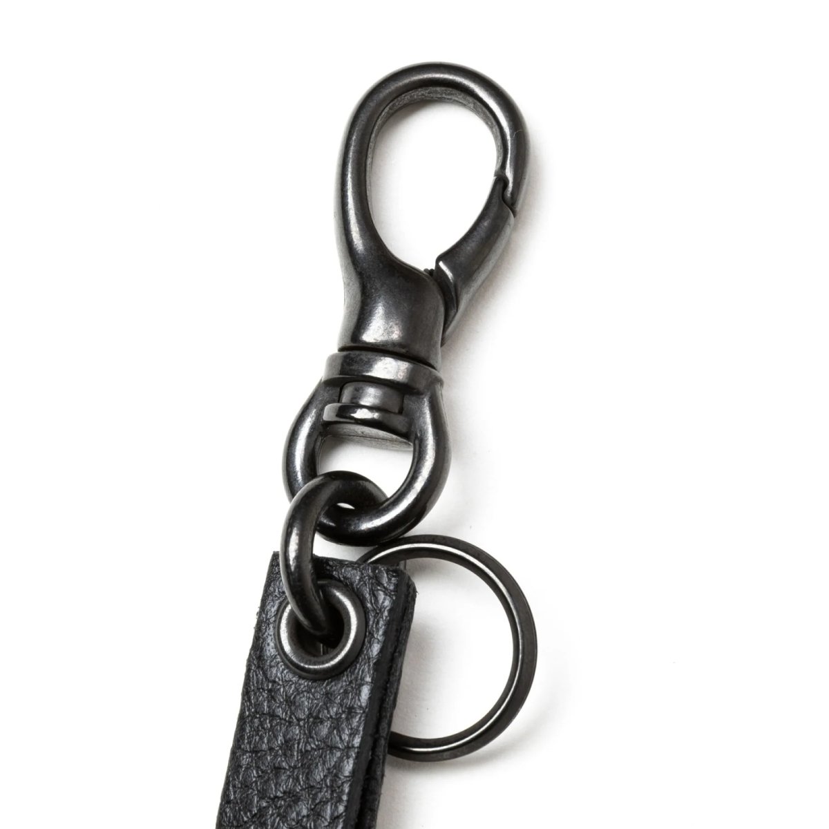 画像4: CALEE(キャリー) / STUDS & KNITTING LEATHER LONG KEY RING ＜TYPE B＞ (4)