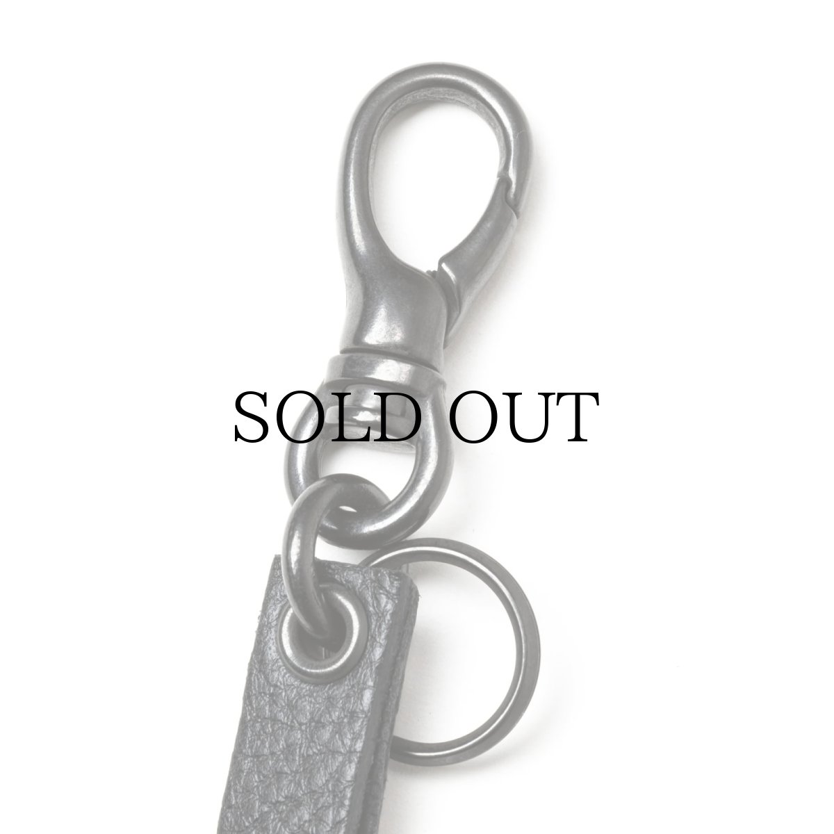 画像4: CALEE(キャリー) / STUDS & KNITTING LEATHER LONG KEY RING ＜TYPE B＞ (4)