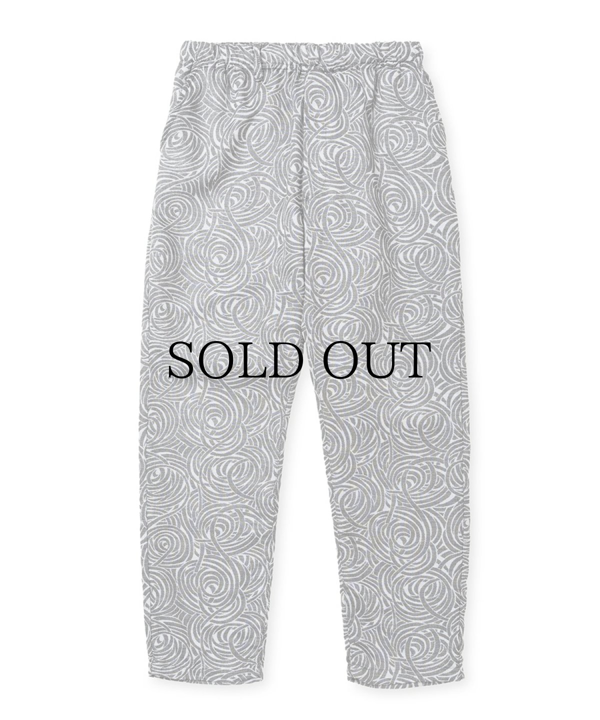 画像1: CALEE(キャリー) / SPIRAL JACQUARD CHAMBRAY EASY TROUSERS (1)