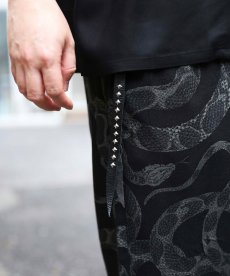 画像9: CALEE(キャリー) / STUDS & KNITTING LEATHER LONG KEY RING ＜TYPE B＞ (9)