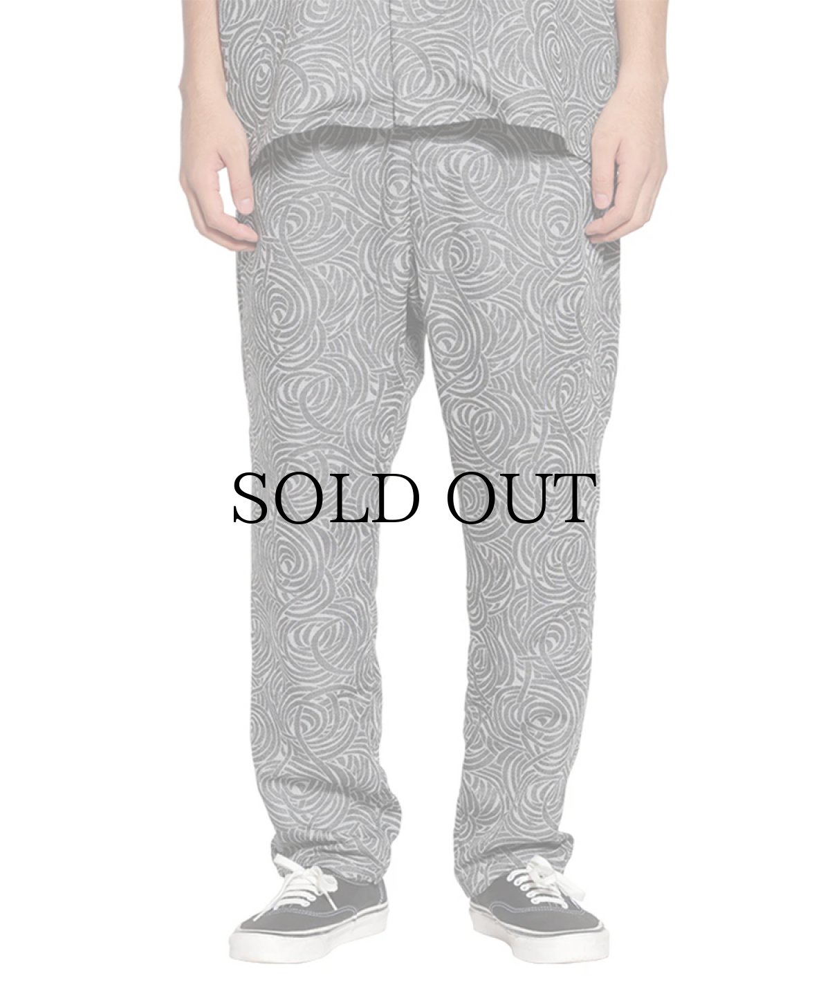 画像6: CALEE(キャリー) / SPIRAL JACQUARD CHAMBRAY EASY TROUSERS (6)