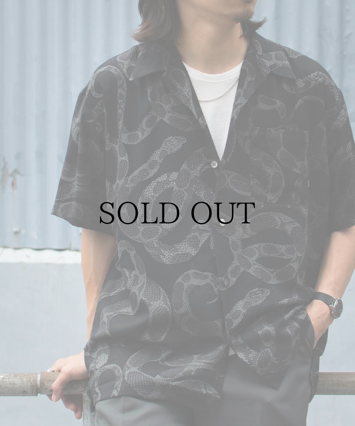 画像8: CALEE(キャリー) / ALLOVER SNAKE PATTERN SH ＜EXCLUSIVE＞ (8)