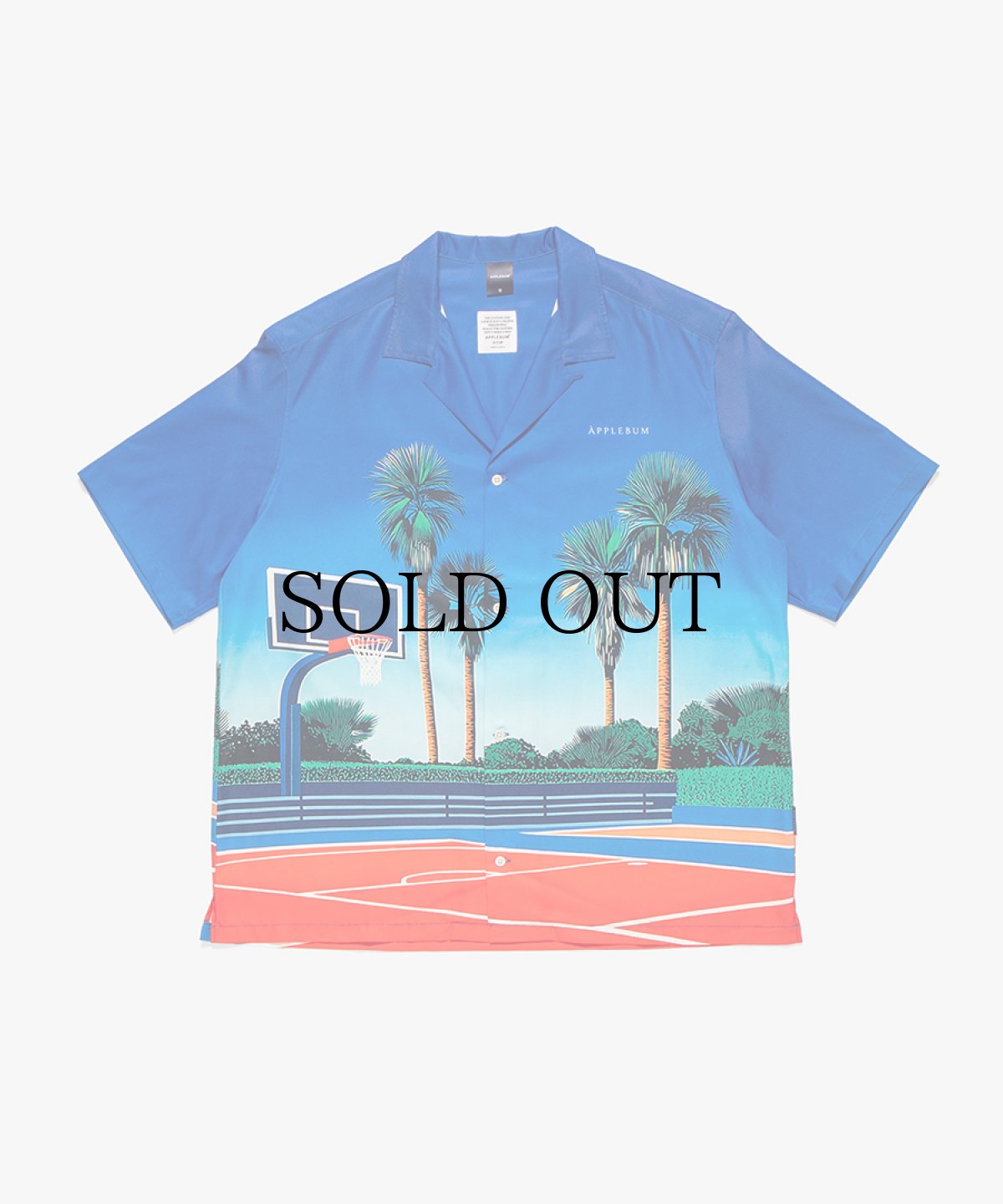 画像1: APPLEBUM(アップルバム) / ”Palm Basketball Court” Aloha Shirt (1)