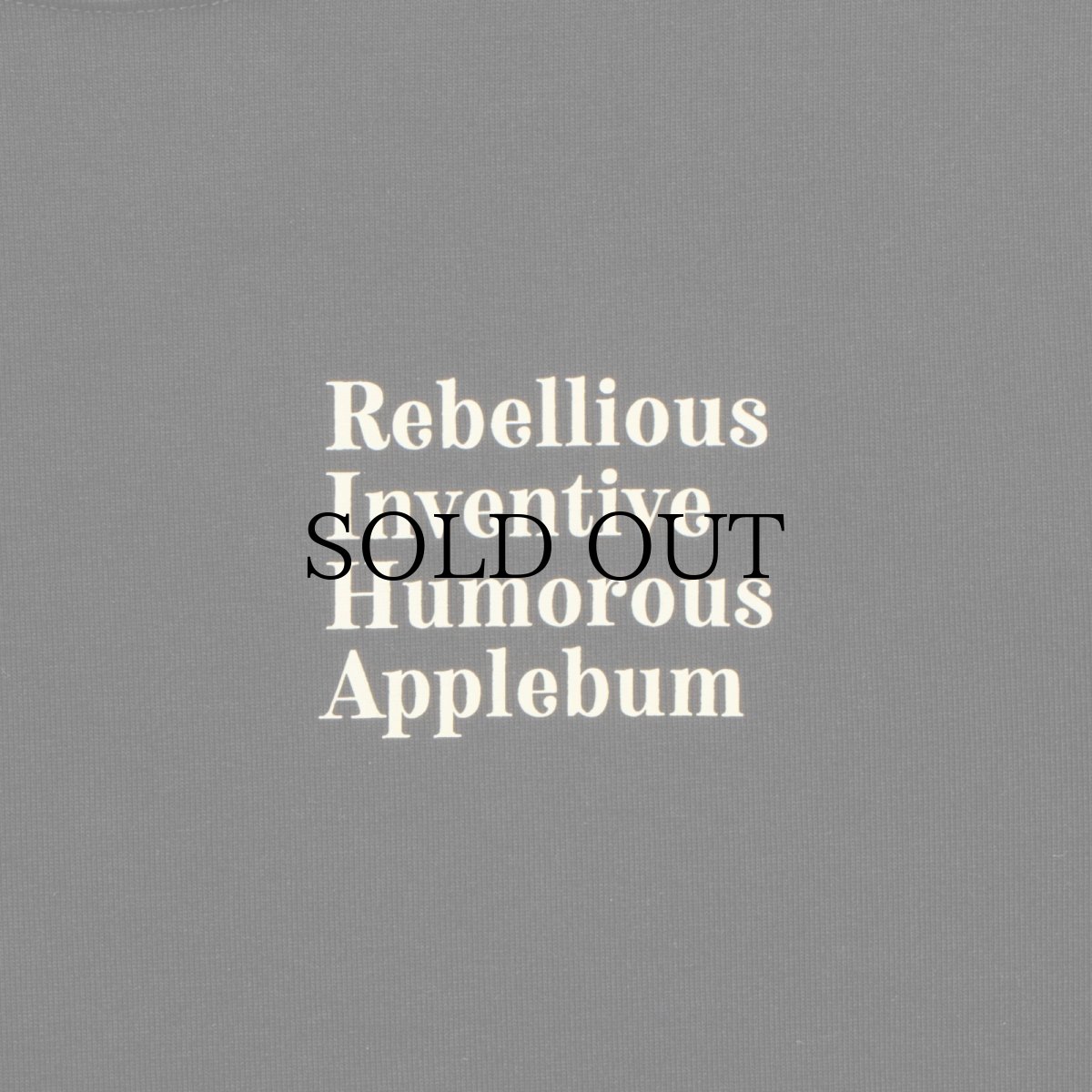 画像3: APPLEBUM(アップルバム) / “Philosophy” T-shirt 12oz (3)