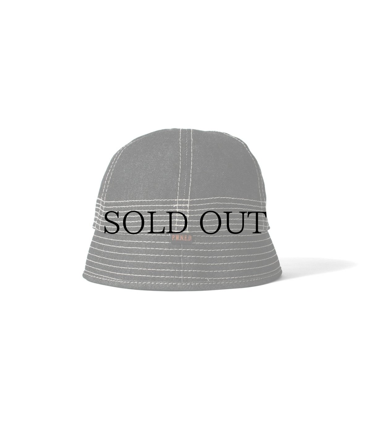 画像8: PWNED(パウンド) / PWNED ORIGIMAL INDIGO DENIM BACKET HAT (8)