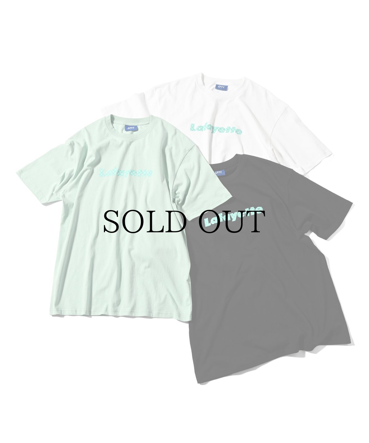 画像1: 【20%OFF】 LFYT(ラファイエット) / Lafayette EMBOSS CHECKER LOGO TEE (1)