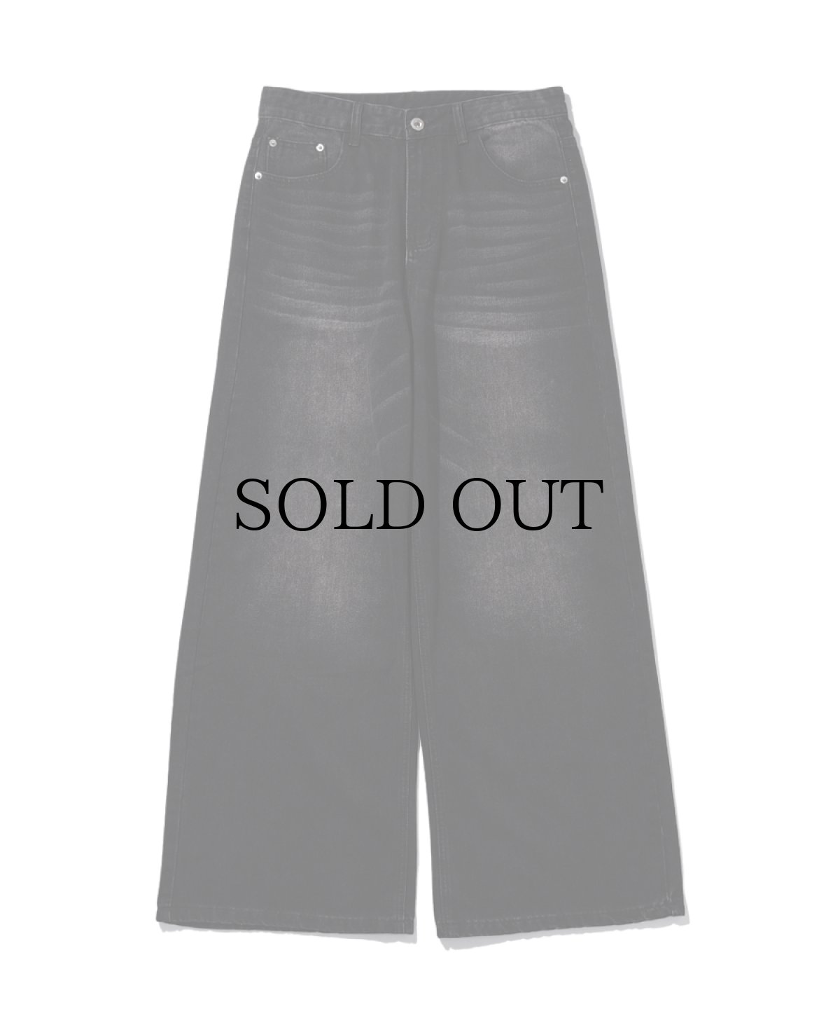 画像2: EL REIGN(エルレイン) / "FEAR" BLACK WASH FLARE DENIM (2)