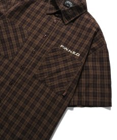 画像7: PWNED(パウンド) / DIAGONAL LINES S/S SHIRTS (7)