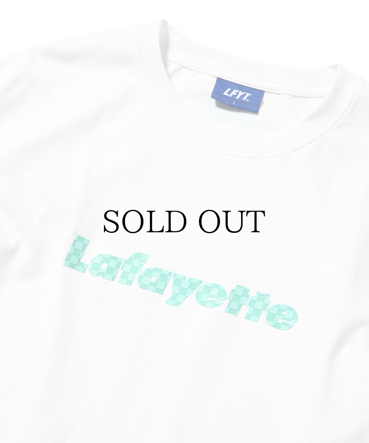 画像8: 【20%OFF】 LFYT(ラファイエット) / Lafayette EMBOSS CHECKER LOGO TEE (8)