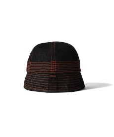 画像9: PWNED(パウンド) / PWNED ORIGIMAL INDIGO DENIM BACKET HAT (9)