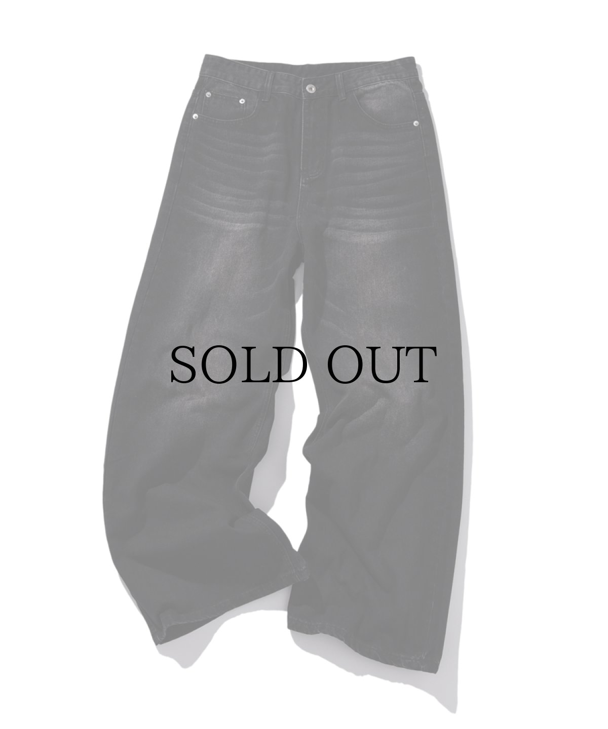 画像1: EL REIGN(エルレイン) / "FEAR" BLACK WASH FLARE DENIM (1)