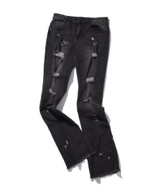 画像1: EL REIGN(エルレイン) / "FEAR" LONG LENGTH FLARE DENIM (1)