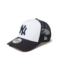 画像1: NEW ERA / 9FORTY A-Frame トラッカー MLB Mesh Embroidery ニューヨーク・ヤンキース (1)