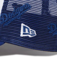 画像6: NEW ERA / 9FORTY A-Frame トラッカー MLB Mesh Embroidery ロサンゼルス・ドジャース (6)