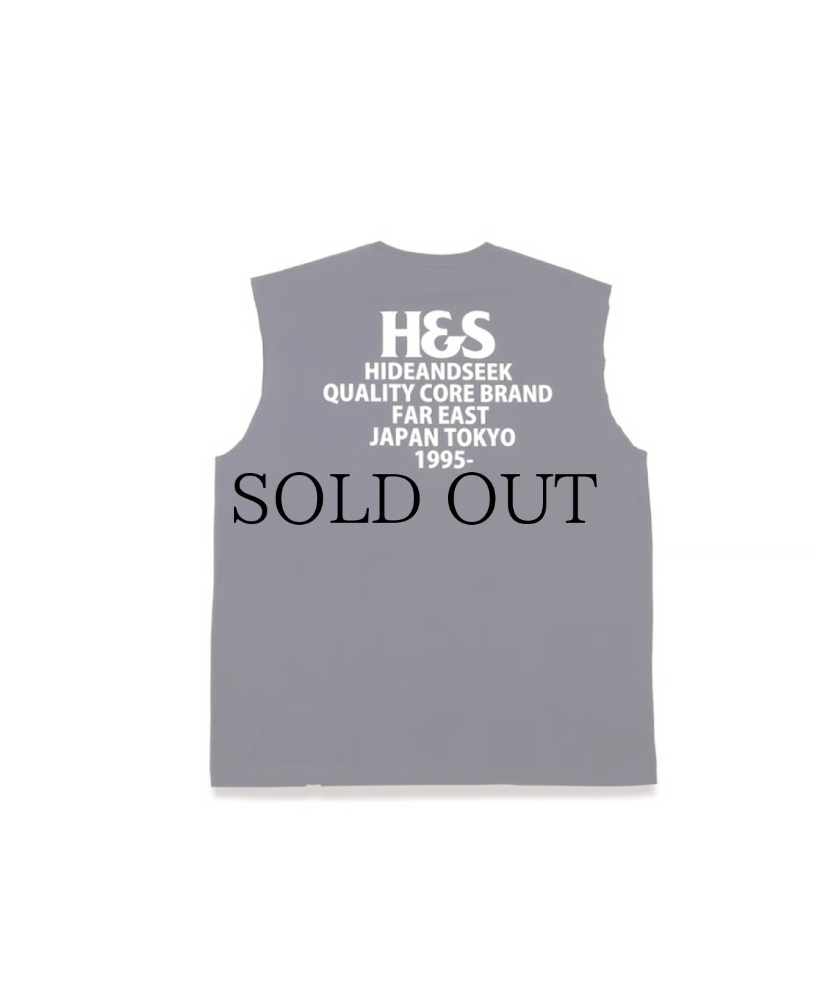 画像6: HIDEANDSEEK(ハイドアンドシーク) / H&S Logo Sleeveless Tee (BigSilhouette) (6)