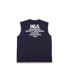 画像6: HIDEANDSEEK(ハイドアンドシーク) / H&S Logo Sleeveless Tee (BigSilhouette) (6)