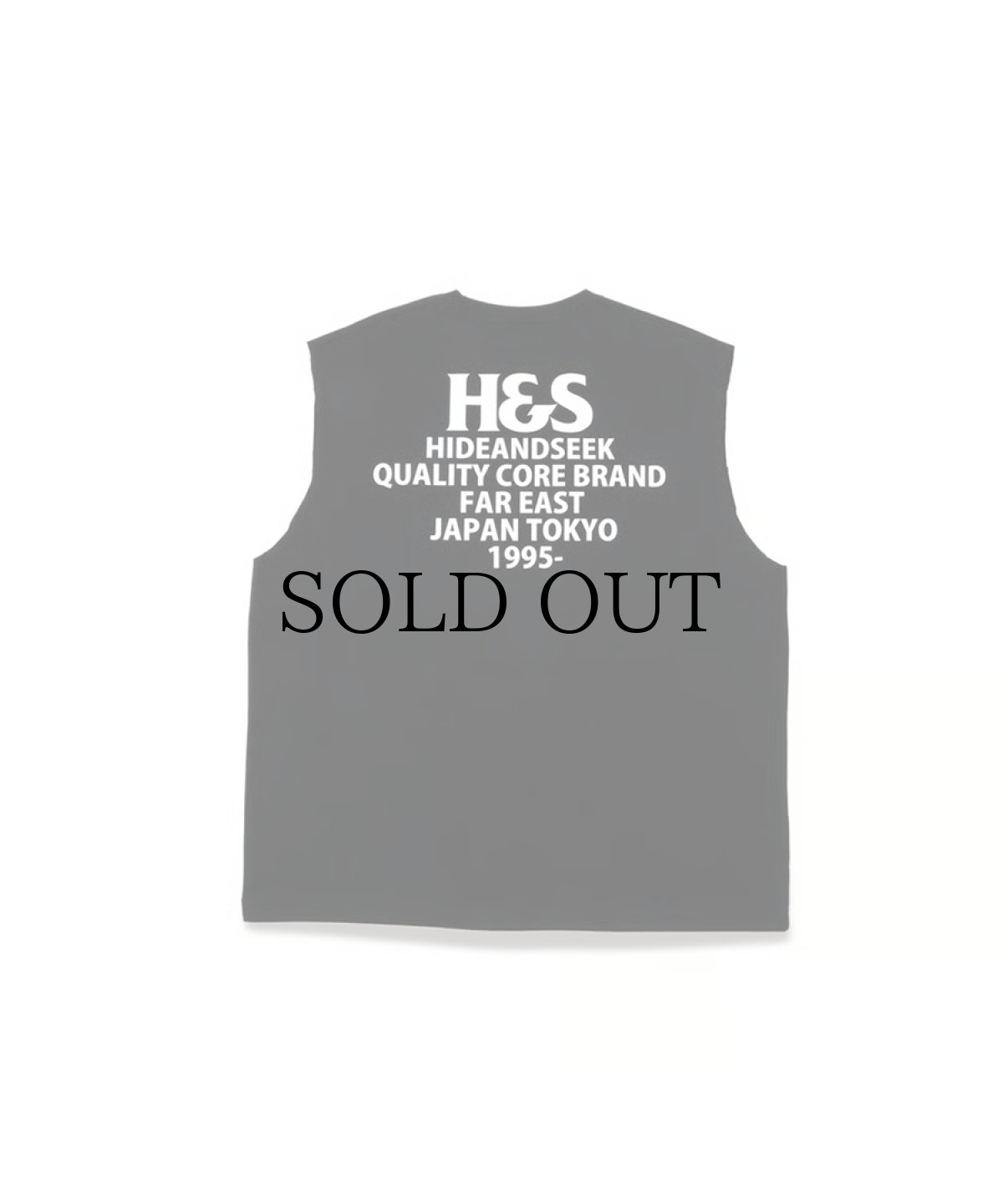 画像2: HIDEANDSEEK(ハイドアンドシーク) / H&S Logo Sleeveless Tee (BigSilhouette) (2)