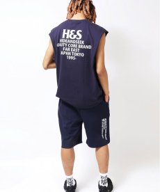 画像1: HIDEANDSEEK(ハイドアンドシーク) / H&S Logo Sleeveless Tee (BigSilhouette) (1)