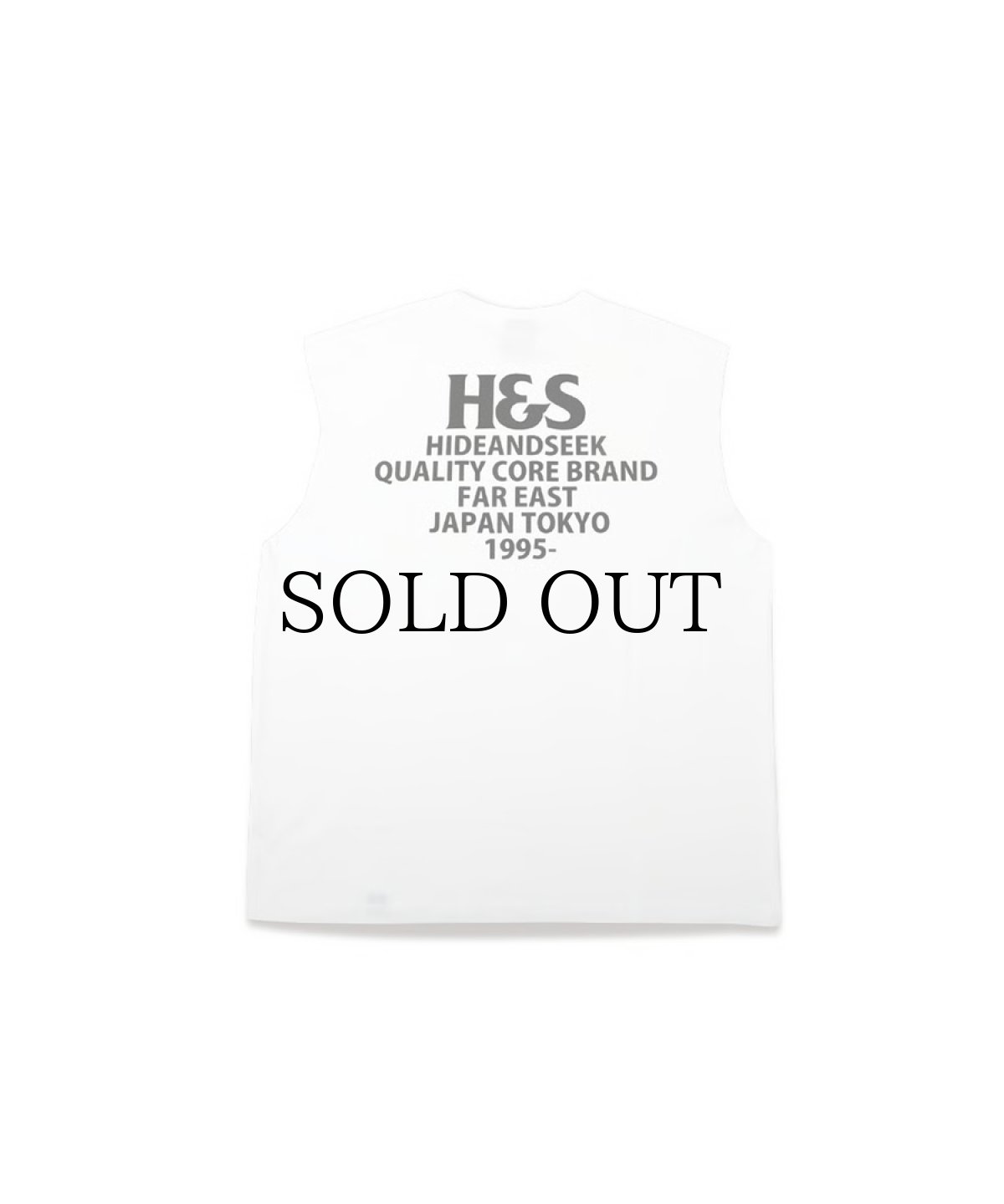 画像4: HIDEANDSEEK(ハイドアンドシーク) / H&S Logo Sleeveless Tee (BigSilhouette) (4)