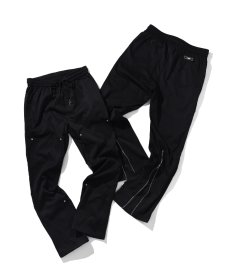 画像1: EL REIGN(エルレイン) / "FEAR" NYLON FLAIR ZIP PANTS (1)