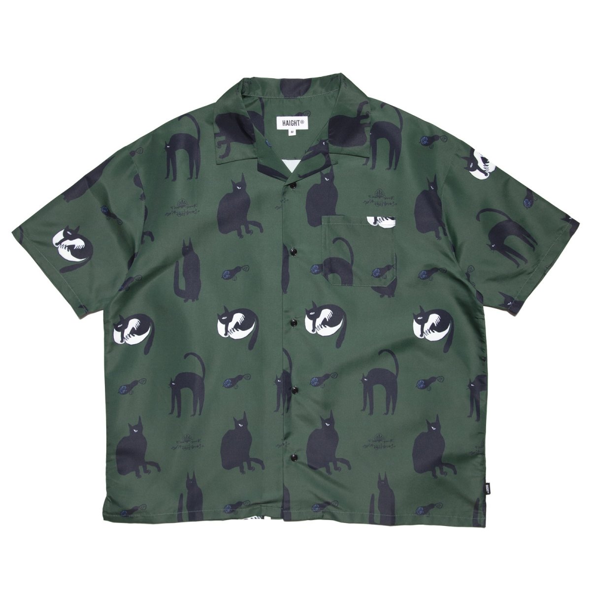 画像3: HAIGHT / KB CATS OPEN COLLAR SHIRT (3)